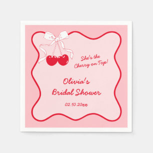 Sie ist das Sahnehäubchen Serviette