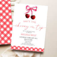 Sie ist die Cherry auf der Top Bow Cherry Baby Dus