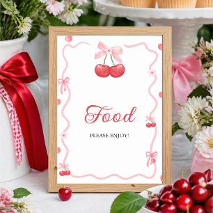 Sie ist die Kirsche auf dem Sahnehäubchen Food-T Poster