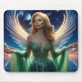 Sie ist ein Engel-Mauspad Mousepad