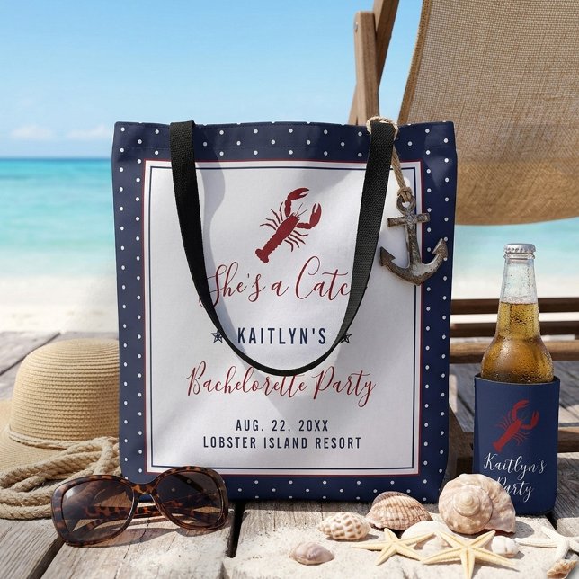 Sie ist ein Fang Coastal Bachelorette Party Wochen (Von Creator hochgeladen)