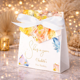 Sie ist ein Gem Birthday Crystals Girl's Aquarell Geschenkschachtel