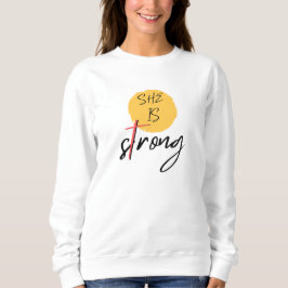 Sie ist ein starkes Kreuz-Grafik-T-Shirt Sweatshirt