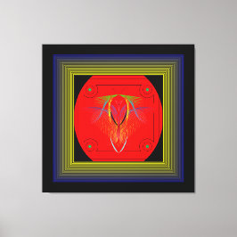 "Sie ist" ein Wahrzeichen von Balance, Schönheit u Leinwanddruck