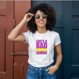 Sie ist eine Bad Mamma Jamma Retro T-Shirt