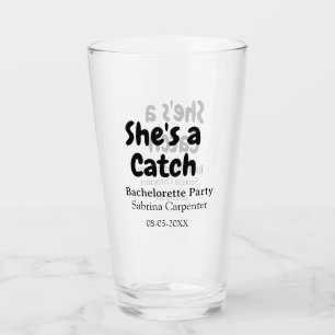 Sie ist eine Fang Junggesellinnenabschied Name Dat Glas
