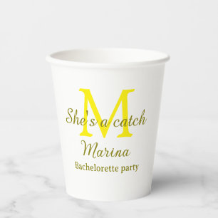 Sie ist eine Fangparty Junggesellinnenabschied n Pappbecher