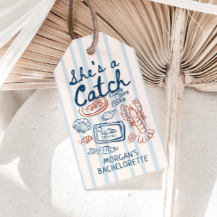 Sie ist eine Fisch-Meeresfrüchte-Küste Bachelorett Geschenkanhänger