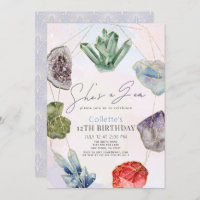 Sie ist eine Gem Crystals Gemstone Geology Geburts