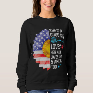 Sie ist eine gute Liebe ihrer Mama-Lieben Jesus un Sweatshirt