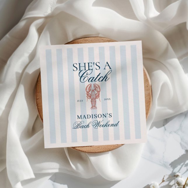 Sie ist eine Hummer-Bachelorette Serviette (Von Creator hochgeladen)