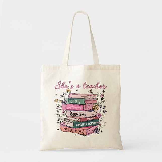 Sie ist eine Lehrerbuchbibel Tragetasche (Vorne)