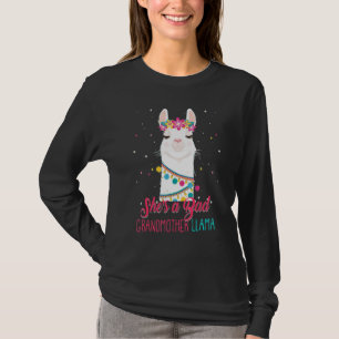 Sie ist eine schlechte Großmutter Llama Mutter T-Shirt