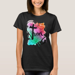 Sie ist eine starke Schrift Sprichwörter 3125 Bibl T-Shirt