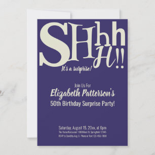 Sie ist eine Überraschung Geburtstagspartei Erwach Einladung