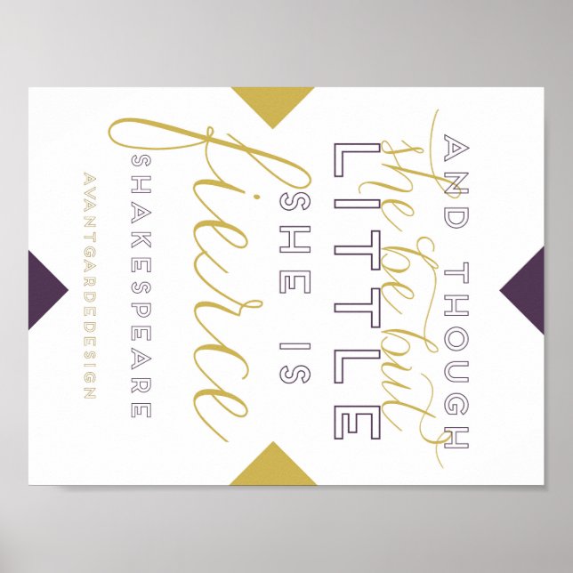 Sie ist fierce - Poster (Vorne)