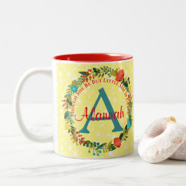 Sie ist Franziskanerin Zweifarbige Tasse