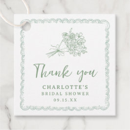 Sie ist frisch vom Brautparty der Market Bauern Geschenkanhänger