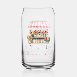 Sie ist frisch vom Brautparty des Marktes Dosenglas