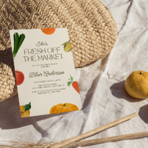 Sie ist frisch vom Brautparty des Marktes Einladung