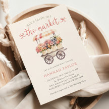 Sie ist frisch vom Brautparty des Marktes