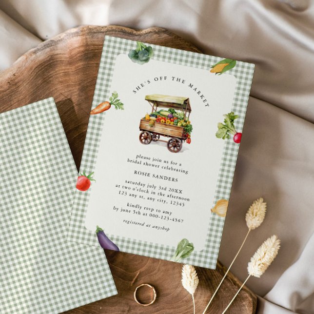 Sie ist frisch vom Brautparty des Marktes Einladung (Von Creator hochgeladen)