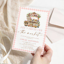 Sie ist frisch vom Brautparty des Marktfalles