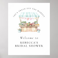 Sie ist frisch vom Markt Brautparty Willkommen