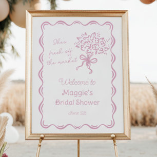 Sie ist frisch vom Markt-Bridal-Willkommen Poster