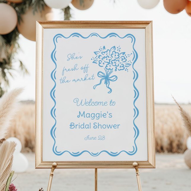 Sie ist frisch vom Markt-Bridal-Willkommen Poster (Von Creator hochgeladen)