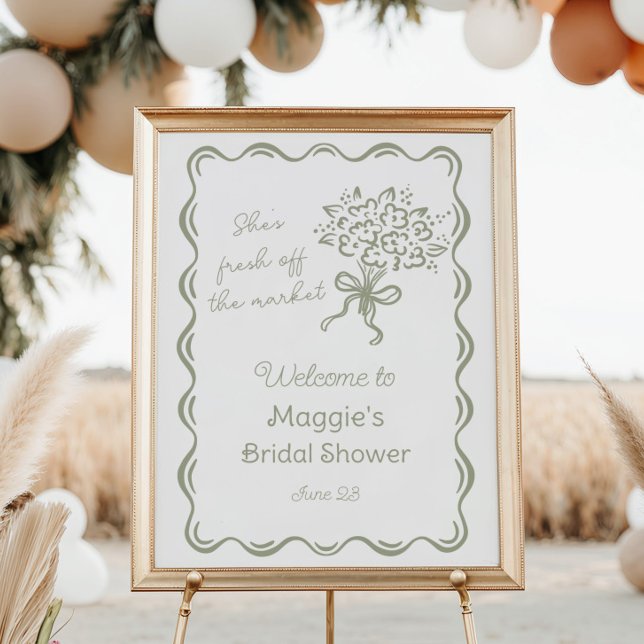 Sie ist frisch vom Markt-Bridal-Willkommen Poster (Von Creator hochgeladen)