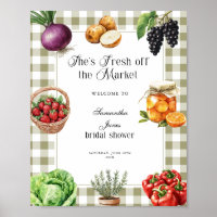 Sie ist frisch vom Markt Gingham-Brautjungfernpart