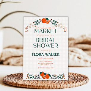 Sie ist frisch vom Orange Brautparty Einladung