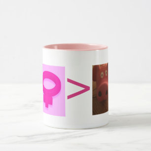 SIE IST GRÖSSERE KAFFEE-TASSE TASSE