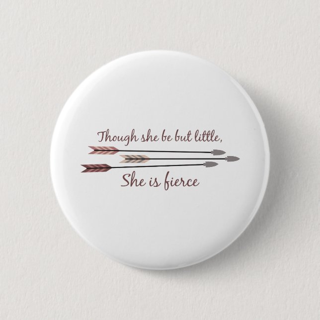 Sie ist heftig button (Vorderseite)