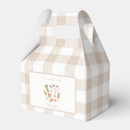 Sie ist Hochzeitsbrauseparty Blumen Off-the-Market Geschenkschachtel