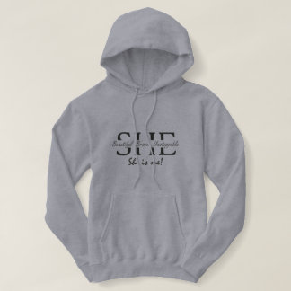 "sie ist ich" Kapuzenpullover Hoodie