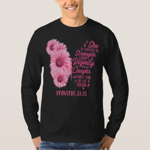 Sie ist in Stärke und Würde Christlich B T-Shirt