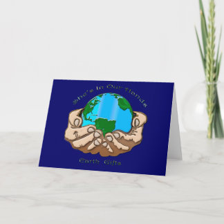 SIE IST IN UNSERER HANDS-Sammlung Dankeskarte