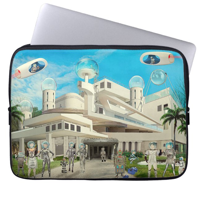 Sie ist kosmisch laptopschutzhülle (Vorderseite)
