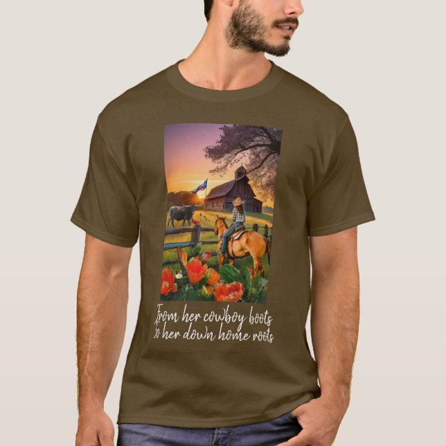 Sie ist Land T-Shirt (Vorderseite)