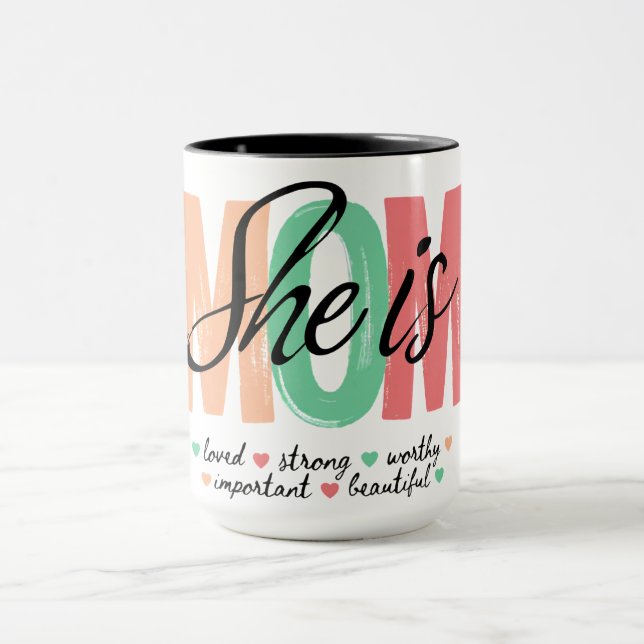 Sie ist Mama Tasse (Zentrum)