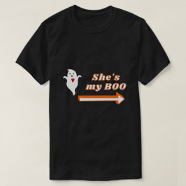 Sie ist mein Boo Halloween-T - Shirt