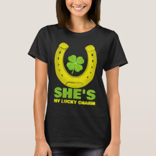 Sie ist mein glücklicher Charm St Patrick's Day fü T-Shirt