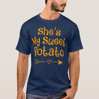 Sie ist mein süßes PotatoI YAM Couple's Matching D T-Shirt