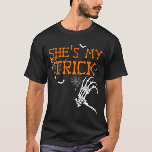 Sie ist mein Trick Hes ist meine Leckerei Hallowee T-Shirt