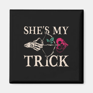 Sie ist mein Trick Matching Couple Halloween Kostü Magnet