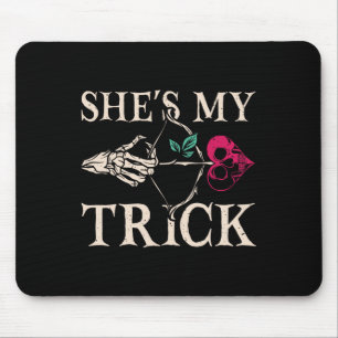 Sie ist mein Trick Matching Couple Halloween Kostü Mousepad