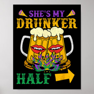 Sie ist meine Betrunkenere, halb Matching Couple B Poster