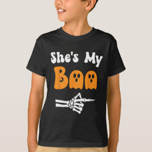 Sie ist meine Boo Matching Halloween Pajama Paare T-Shirt